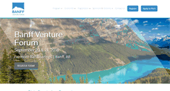 Desktop Screenshot of banffventureforum.com